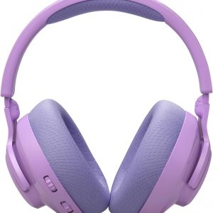 JBL Quantum 360 Casque gaming circum-auriculaire sans fil, double connexion 2,4 GHz et Bluetooth, autonomie 22 h, micro amovible, compatible avec plusieurs plateformes, violet