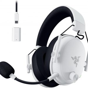 Razer BlackShark V3 - Casque sans Fil pour l’Esport - Haut-parleurs en Titane de 50mm - Micro HyperClear Amovible - THX Spatial Audio - Wireless 2,4Ghz & Bluetooth - Profils FPS - PC/Mac | Noir