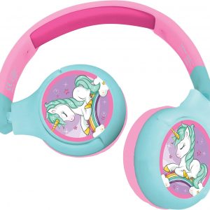 Lexibook - Disney Stitch - Casque Audio 2-en-1 Bluetooth & Filaire avec Micro et Bouton de contrôle, Pliable et Ajustable, Batterie Rechargeable Longue durée - HPBT010D