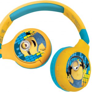 Lexibook - Disney Stitch - Casque Audio 2-en-1 Bluetooth & Filaire avec Micro et Bouton de contrôle, Pliable et Ajustable, Batterie Rechargeable Longue durée - HPBT010D