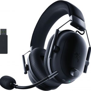 Razer BlackShark V3 - Casque sans Fil pour l’Esport - Haut-parleurs en Titane de 50mm - Micro HyperClear Amovible - THX Spatial Audio - Wireless 2,4Ghz & Bluetooth - Profils FPS - PC/Mac | Noir