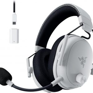 Razer BlackShark V3 - Casque sans Fil pour l’Esport - Haut-parleurs en Titane de 50mm - Micro HyperClear Amovible - THX Spatial Audio - Wireless 2,4Ghz & Bluetooth - Profils FPS - PC/Mac | Noir