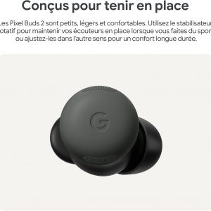Google Pixel Buds Pro 2 – Écouteurs sans Fil avec Suppression Active du Bruit – Écouteurs Bluetooth – Vert Sauge