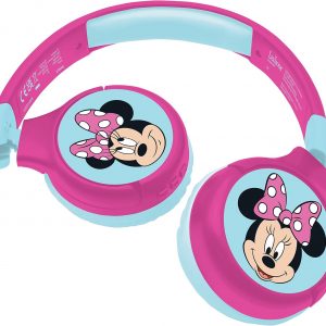 Lexibook - Disney Stitch - Casque Audio 2-en-1 Bluetooth & Filaire avec Micro et Bouton de contrôle, Pliable et Ajustable, Batterie Rechargeable Longue durée - HPBT010D