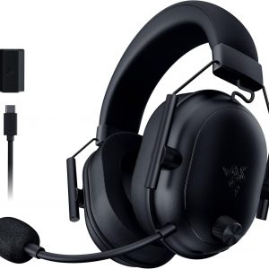 Razer BlackShark V3 - Casque sans Fil pour l’Esport - Haut-parleurs en Titane de 50mm - Micro HyperClear Amovible - THX Spatial Audio - Wireless 2,4Ghz & Bluetooth - Profils FPS - PC/Mac | Noir