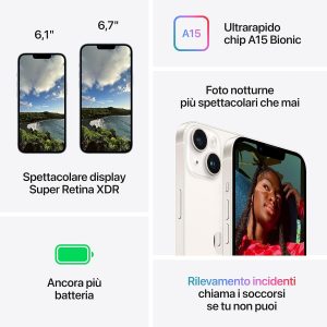 Apple iPhone 14, 512 Go - Starlight - Reconditionné