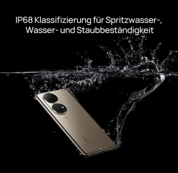 HUAWEI P50 Pro Smartphone, Design simplifié et géométrique, 8+256 GB, NFC, Écran True-Chroma 6,6&quote;, 120 Hz, Dual HUAWEI SuperCharge, IP68, Caméra à double matrice True-Form, téléphone à puce 5 nm, Noir – Image 6