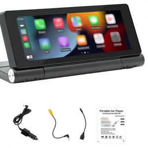 Écran Voiture Pliable 6,86" Tactile Carplay Sans Fil HD
