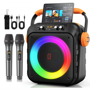 JYX Karaoké Fête Ultime 2 Micros Disco