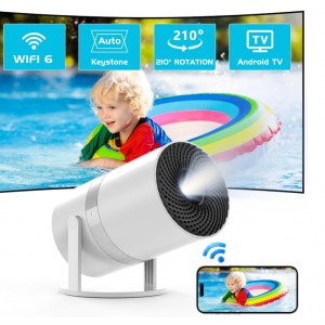 Mini Projecteur Smart Android Wi-Fi 6