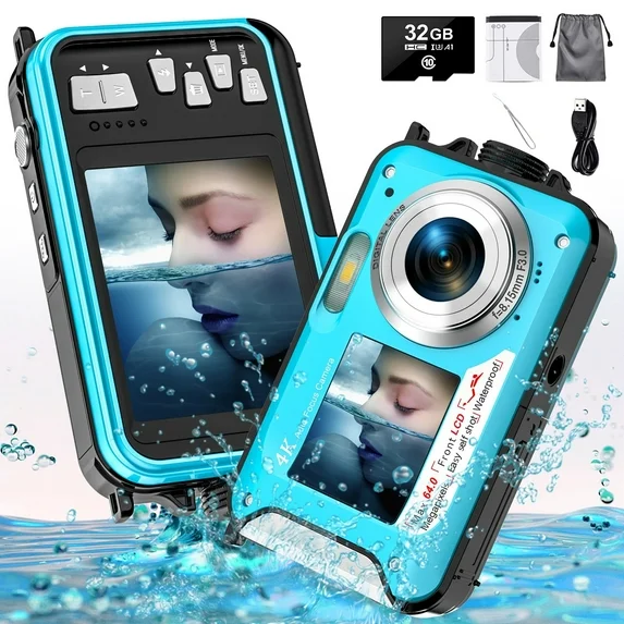 Caméra 4 K Étanche Snorkeling Haute Résolution