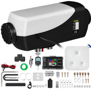 VEVOR Chauffage Diesel 8 k W 12 V Portable: Chaleur Rapide Véhicule & Tente