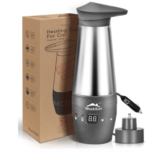 Bouilloire Voiture 12 V WEEKSUN: Café/Thé Rapide en Route