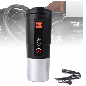 Mug Chauffant 12 V Voiture LED – Température Idéale Partout