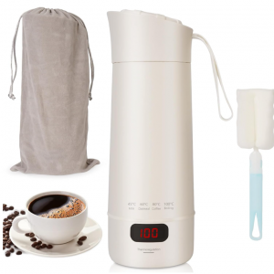 Mini Bouilloire Intelligente Voyage: 4 Temp., Lait & Café