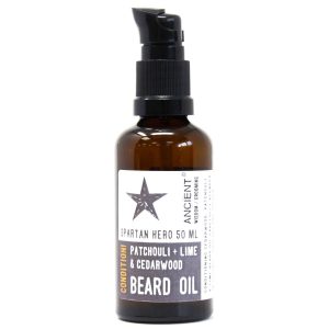 Huile Barbe Patchouli Cèdre. Soin Douceur Naturel.